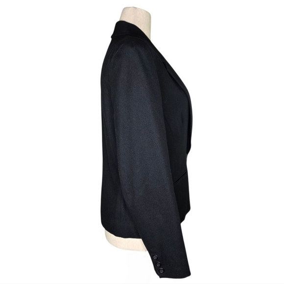 Vintage Pendleton Wool Blazer Black 100% Virgin Wool USA Made Size 12 - Picture 2 of 8